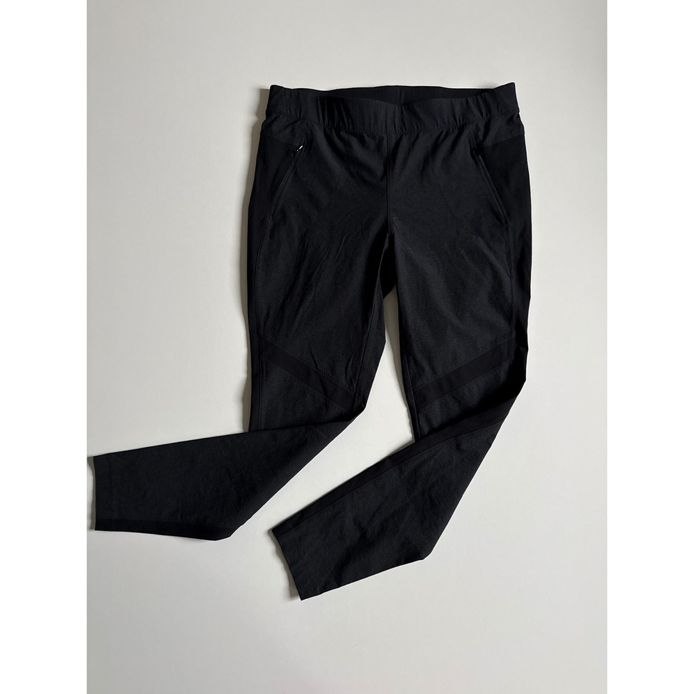 KUHL Black Active Hiking Pants Womens Medium Regular Tapered Zipper Pockets